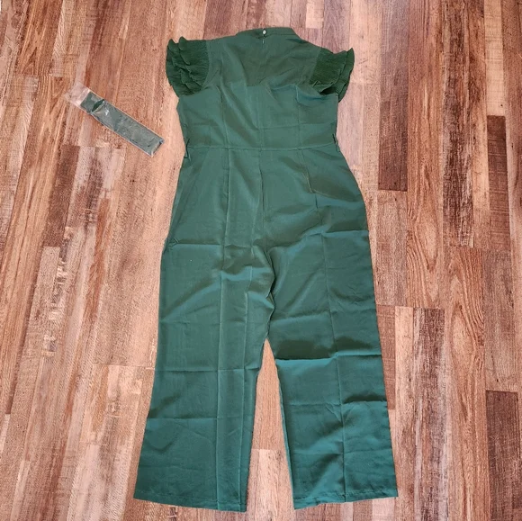 Ruffle Sleeve Jumpsuit - Picture 4 of 10